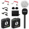 Rode Wireless ME Drahtlos Mikrofon-System + Interview GO Handadapter + keepdrum Windschutz