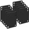 Pineeseatile Longboard Rise Pads Skateboard Riser Schockpolster Gummi weiche 3 mm Langboard -Steigerung für Longboards Roller Cruiser Black 10pcs
