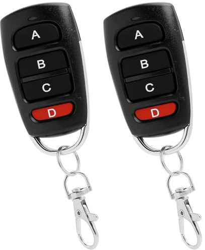 2 Stück Garagentoröffner,Fernbedienung Garagentor 433.92MHz Klonen Universal,Universal Garagentoröffner Fernbedienung,Handheld Handsender Stromversorgung für Auto,Garagentor,Tor,Rolltorschalte