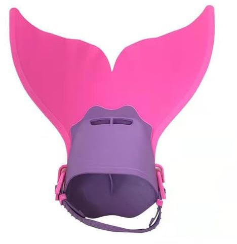 Schwimmflossen Kinder, Flexibles Tauchen Monoflosse Flossen, Taucherflossen, Trainingsflossen, Flossen , Einteilige Flipper Schnorchelausrüstung für Kinder unter 12 Jahren (A)