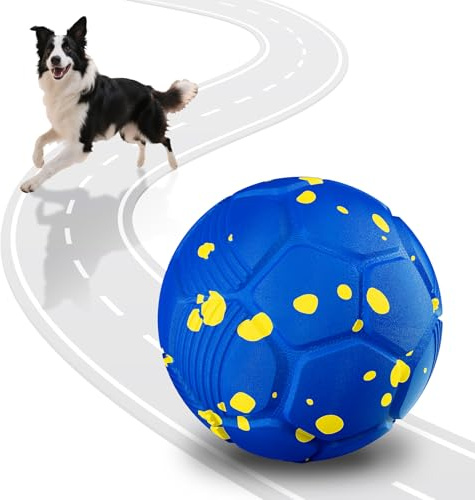 Songsier Balles pour Chiens Interactif Intelligente Electrique 3 Modes de Jeu Étanche et Rechargeable pour Chiens de Taille Moyenne et Grande pour Chien est en Caoutchouc Naturel