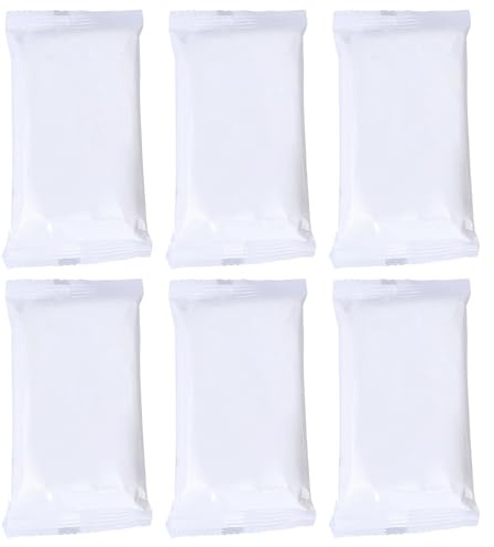 6 unidades de masilla selladora de arcilla impermeable y moldeable para agujeros en paredes, tuberías de aire acondicionado y desagües, 30 g cada una - Blanco