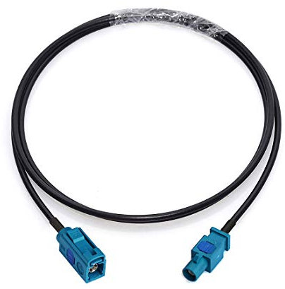 Bingfu Fakra Z Female to Male Vehicle Aerial Antenna Extension Cable 1m for Car Stereo Android Head Unit GPS Navigation FM AM Radio Sirius XM Satellite Radio 4G LTE TEL Telematics Bluetooth Module