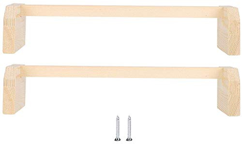 Perchoir Bois 2Pcs pour Poules et Oiseaux, Solide et Stable pour Cage à Volailles