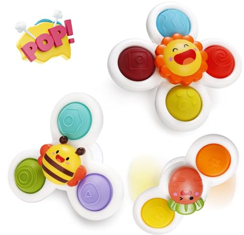 Wholede Badespielzeug für babys, Spielzeug mit Saugnapf, Hochstuhl, ab 18 Monaten