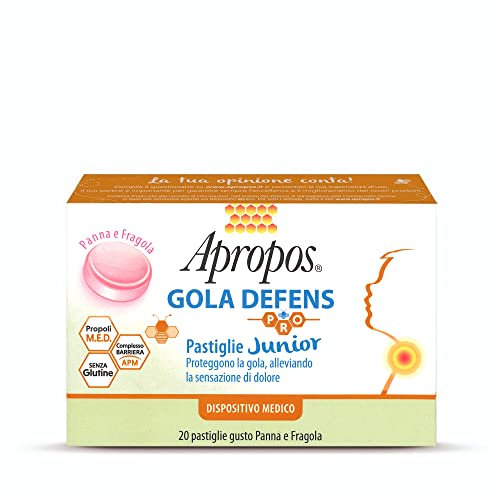 Apropos Gorge Defens PRO Plaquettes Junior Goût Crème et fraise