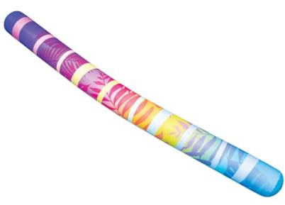 Wow Sports - Tropical Inflatable Pool Noodle - Perfect for Pool Parties & Swim Training - Floatation Device for Adults & Children - Pool Party Accessory