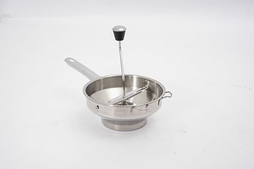 Moulin à légumes en acier inoxydable avec 3 disques de fraisage, râpe professionnelle pour hacher les légumes et les fruits, 3 tamis – Moulin à café