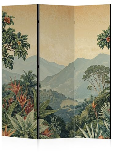 LUMASOUL Biombo Separador de Ambientes Unilateral - Separadores Ambientes - Naturaleza Motivo - Biombos 135 x 172 cm
