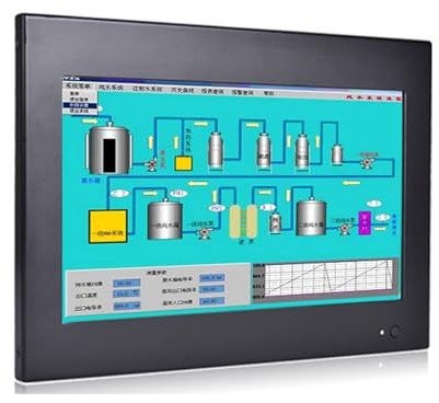 ANDAQI 10.1 Inch Backlit TFT LED Embedded Industrial Panel PC, Resistive Touch Screen, I5 4200U, Windows 11 / Linux Ubuntu, PW12, 1024 x 600, HDMI, VGA, 2 x COM, 4G RAM, 128G SSD