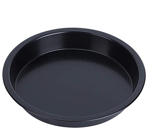 Atyhao Pizza Baking Tray - Pizza Pan Non-Stick Round Pie Cake Bread Mold Carbon Steel Baking Dish Pan Tray Kitchen Tools(6in)