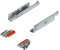 siwitec Blum TANDEM Führungssystem Vollauszug mit Blumotion, 30 kg, Soft-Close, Nennlänge 450 mm, 560H4500B