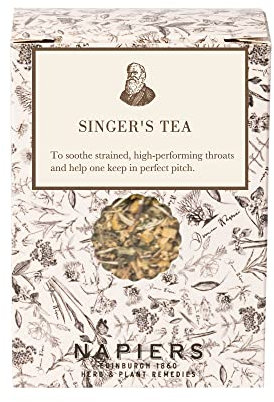 Napiers Singer's Tea | Loose Leaf Tea | Herbal Blend for Soothing and Supporting Strained Vocal Cords | 100g