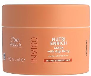Wella Professionals Invigo Nutri Enrich Deep Nourishing Mask – tiefenwirksame Haarmaske mit Vitamin E und Panthenol – intensive Haarpflege für kaputtes Haar – glättende Haarkur gegen Frizz – 150 ml