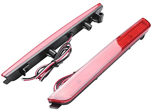 Giuneuow Rear Luci Posteriori Paraurti per Auto Luci Freno Luci di Segnalazione Notturna Luci Antinebbia di Parcheggio Luci di Avvertimento per 3 2004-2009