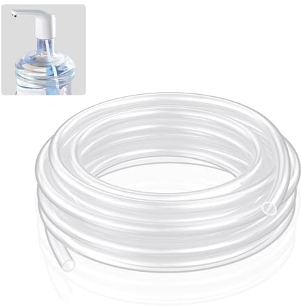 Pawfly 3 m Tubo Silicona Alimenticio, 9.5 mm ID x 12.7 mm OD, Manguera Alta Temperatura para Cerveza Casera y Vino, Tubo Flexible Transparente, Manguera para Aire y Acuarios