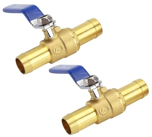 Valvole a sfera versatili in ottone da 16 mm con ardiglione in ottone resistente, valvole versatili per tubo flessibile per uso domestico, facile da installare