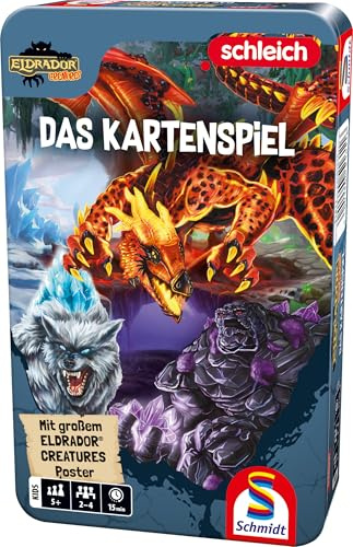 Schmidt Spiele 51611 Eldrador, Jeu de Cartes dans Une boîte en métal