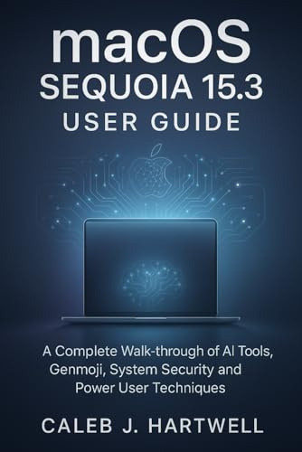 MacOS Sequoia 15.3 User Guide: A Complete Walk-through of AI Tools, Genmoji, System Security and Power User Techniques (Caleb J. Hartwell's Complete User Guide Collection)