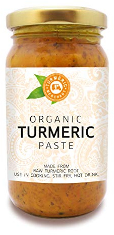 Turmeric Merchant -Organic Turmeric Paste - Potent for Health & Wellness- Boost Your Immunity & Enhance Your Recipes Convenient & Delicious Way to Enjoy Health Benefits of Turmeric (3 * 200g)
