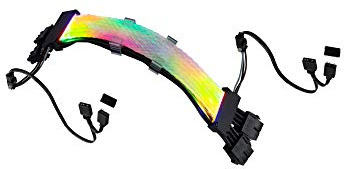 Gelid Solutions Astra RGB 8-Pin(2X) - 24 ultrahelle RGB-LEDs - Doppelseitige RGB-Beleuchtung - Dualer PCI-E-Stromanschluss - Größen 300x20x50