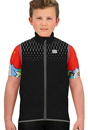Sportful Kinder Reflex Weste, Black, 10 Jahre