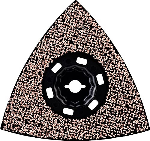 Bosch Professional 1x Hoja de multiherramienta Expert Sanding Plate MAVZ 116 RT2 (para Mortero, Ø 116 mm, grano 20, accesorios Multiherramienta)