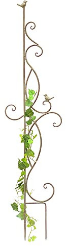 DanDiBo Rankhilfe Metall Rankgitter 135 cm 93999 Kletterhilfe Bodenstecker Blumenhalter Ranksäule