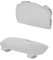 kk Kinderkraft ENOCK Cojín para trona, Cojín acolchado para amortiguar la madera, Reductor de Asiento 2 piezas, Blandos y Cómodos, Cintas de fijación, Fáciles de limpiar, Gris