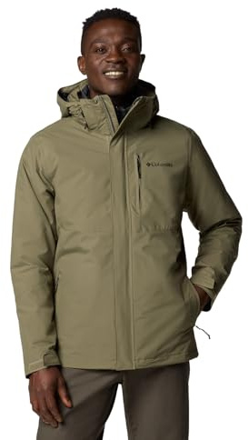Columbia Element Blocker Interchange Jacket, Chaqueta De Invierno 3 En 1 Hombre, Stone Green, S