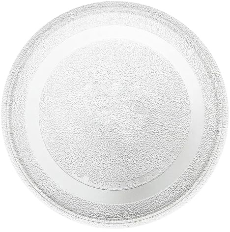 SPARES2GO Universal Microwave Turntable Plate Smooth Flat Glass Dish Tray (12 / 30.5cm / 305mm)