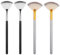 JIYIN 4 Pcs Facial Brushes Fan Mask Brushes, Face Mask Brush Soft Facial Applicator Brushes Tools for Peel Glycolic Mask Esthetician Makeup Brush