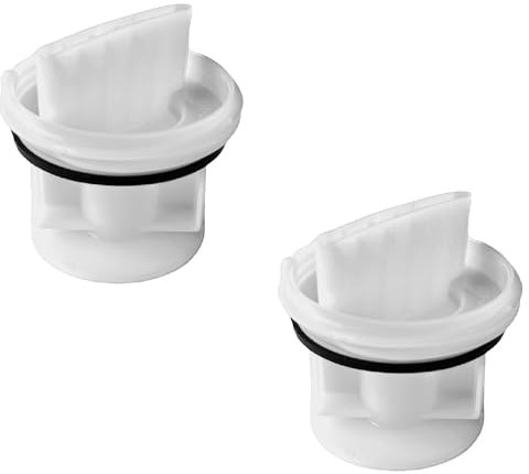 Washing Machine Replacement Parts, Washing Machine Lint Filter Replacement for Bosch 00647920/00605010/00602008 & Dryer Lint for Siemens,Balay(White,2pcs)