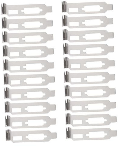 Homoyoyo 20pcs Pci Slot Blanking Plates for Computer Case Mini 2u Vga Slot Covers, Ventilation Dust Protection for Pc Chassis