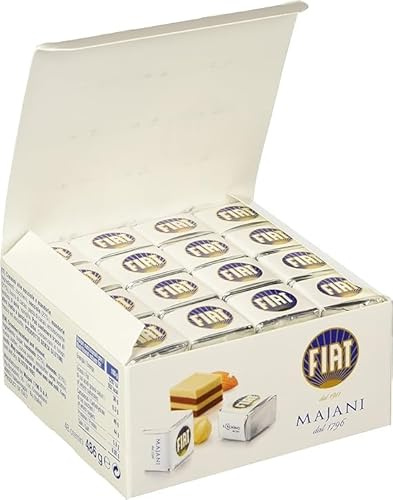 Fiat Majani Dado Cremini Classici - 1 Astuccio da 486g - 48 Cremini Senza Glutine e Senza Lattosio -
