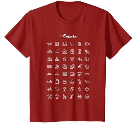 Reise Symbole zum Zeigen I Weltweit Wortlos Sprechen T-Shirt