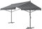 pro.tec Standmarkise Selenizza freistehende Markise 600x300x260cm Gartenmarkise Sonnenschutz Terrassenüberdachung Outdoor Terrasse Garten Balkon Dunkelgrau