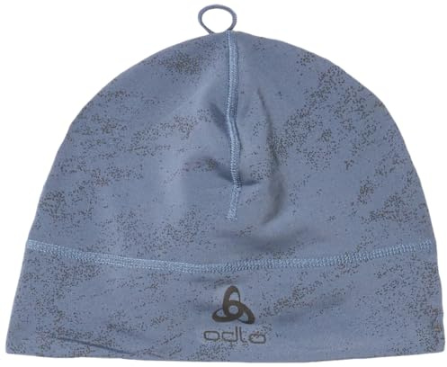 Odlo Unisex Mütze Polyknit WARM ECO Reflective, Folkstone Gray,