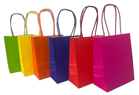 SWEEPING 24 Buste Regalo, Sacchetti compleanno,misura 31x12x42cm,Sacchetti,Shopper carta,Bustine regalini