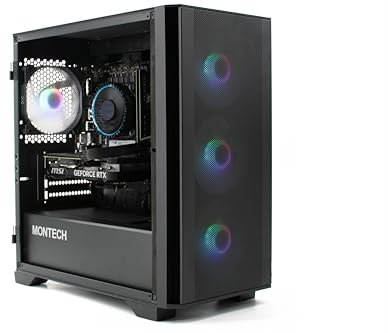MW Gaming PC Air 6TS • Ryzen 7 5700X • RTX 5060 Ti 8GB DDR7 • 32GB 3200MHz DDR4 • 1TB NVME SSD • Black Mesh RGB Gaming PC • 1200 Mbps WiFi + Bluetooth • Windows 11