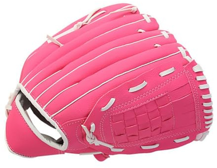 Tbest Barnbasebollhandskar, Pu-Lyderhandske För Vänsterhänta Pojkar med Djup Ficka, Mjukt HandledsFluff, Blå (10,5 tum)