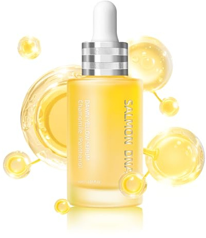 Salmon DNA & Chamomile Facial Serum Hydrating Korean Skincare 30ML PDRN Ampoule for Firmer, Smoother-Looking Skin, Soothing & Moisturising Formula for Dry, Sensitive & Dull Skin