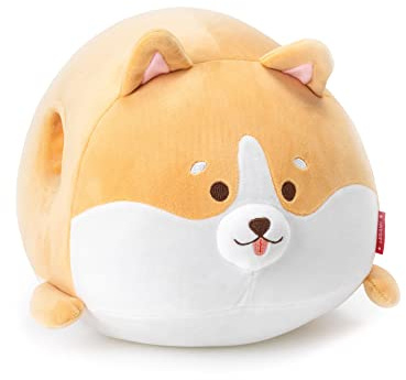 Legami - Cuscino, Apertura Scaldamani, super soffice, 25x24 cm, Tema Corgi