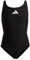 adidas Mädchen Solid Small Logo Swimsuit, Black / White, 2-3 Years