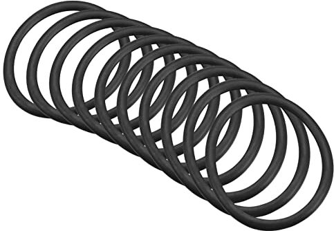 QUARKZMAN 32mm x 25mm x 3.5mm Nitrilkautschuk O-Ringe x 10 Stücke Rund Dichtungsscheibe für Wasserhahn Klempner Reparatur Dichtung Verbindung [Schwarz]
