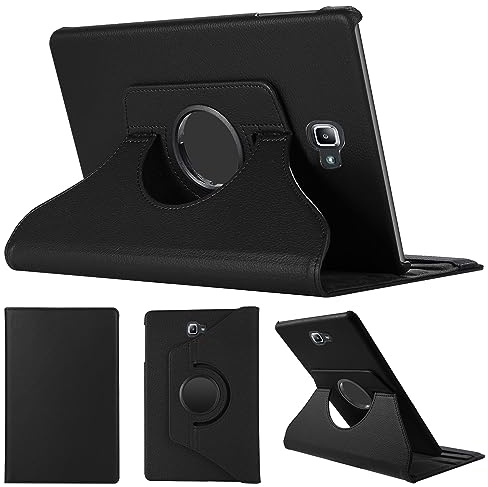 SWEIMEN Étui Rotatif pour Samsung Galaxy Tab A 10.1 2016 (SM-T580/T585) Tablette Housse de Protection avec Réveil Automatique Rotation Coque pour Galaxy Tab A6 10.1
