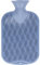 fashy Wärmflasche Wellenkaro, 2,0L, blau