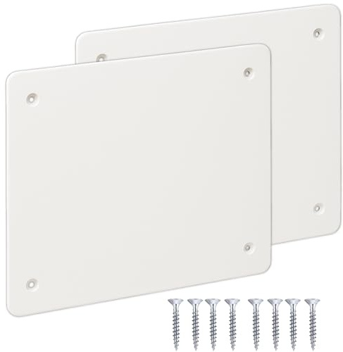 2 Coperchi per Cassetta di Derivazione - Copertura Scatola Elettrica da Esterno - Copri Quadro Elettrico - Disponibile in più misure (160x130 mm)