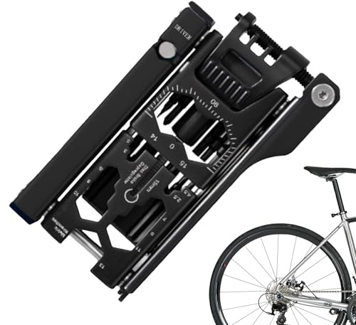 Kit de destornillador de reparación de ciclismo | Juego de herramientas de bicicleta portátil | Engranaje multifuncional 38-en-1 con brocas intercambiables y abrebotellas | Práctico estuche de