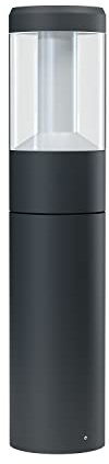 LEDVANCE Smarte LED Gartenpylone mit Bluetooth Mesh Technologie, 50cm Höhe, Lichtfarbe änderbar (2000-6500K), RGB-Farben änderbar, steuerbar mit Google,Alexa und Apple, SMART+ MODERN LANTERN Bollard